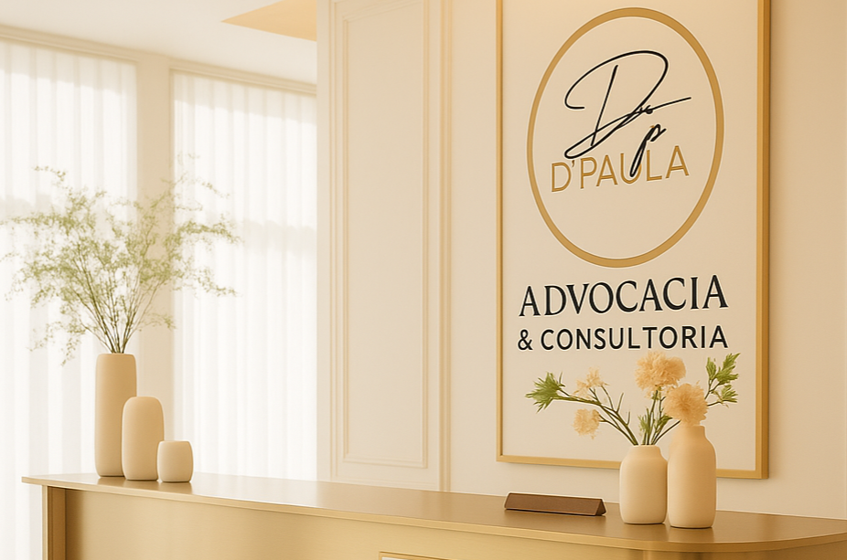 Recepção do escritório D’Paula Advogados
